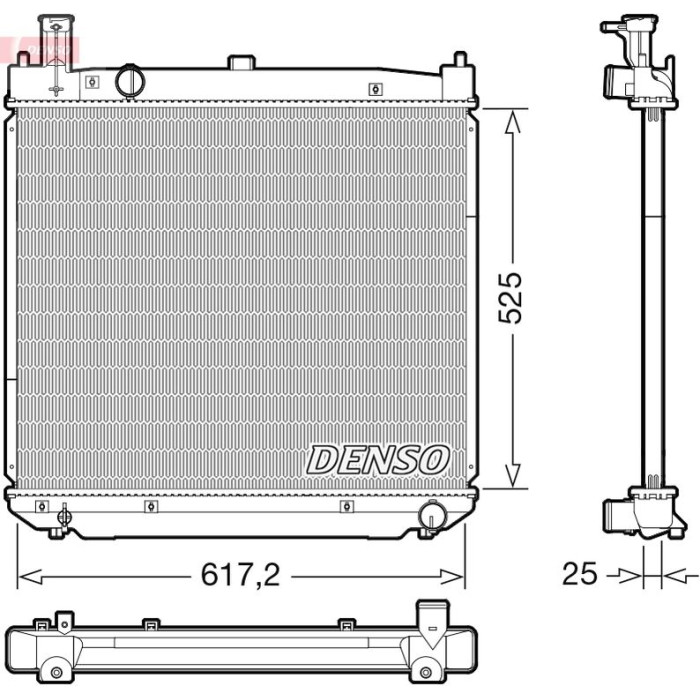 Denso Motorkühler DRM50141 Denso Motorkühler DRM50141
