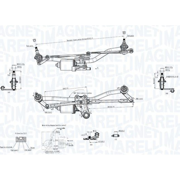 Magneti Marelli Scheibenreinigungsanlage TGEC764BM