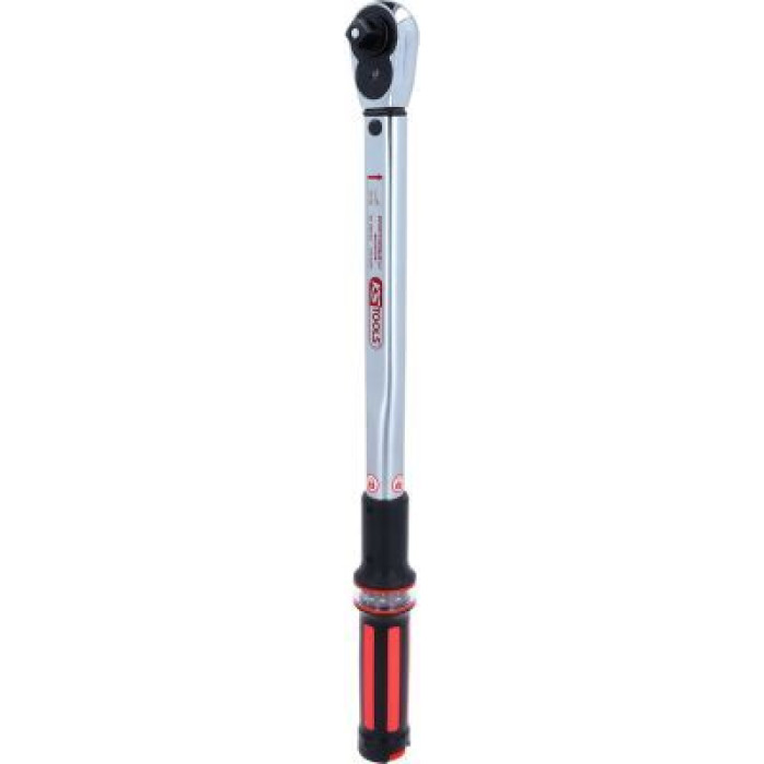 KS TOOLS Drehmomentschlüssel mit Ratsche 1/2 ERGOTORQUE®precision, 20-200 Nm 516.6542