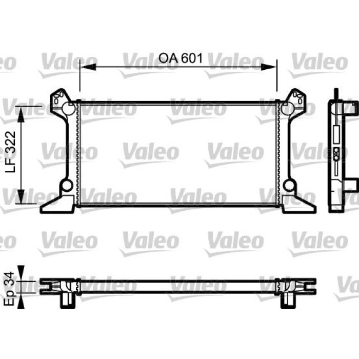730124 Valeo Motorkühler 730124 730124 Valeo Motorkühler 730124