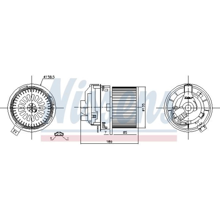 Nissens Innenraumgebläse 87360 Nissens Innenraumgebläse 87360