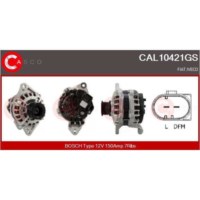 CASCO Generator CAL10421GS CASCO Generator CAL10421GS