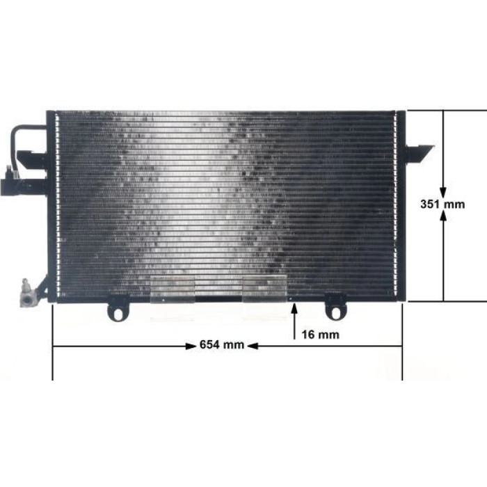 Kondensator, Klimaanlage AC 157 000S Kondensator, Klimaanlage AC 157 000S