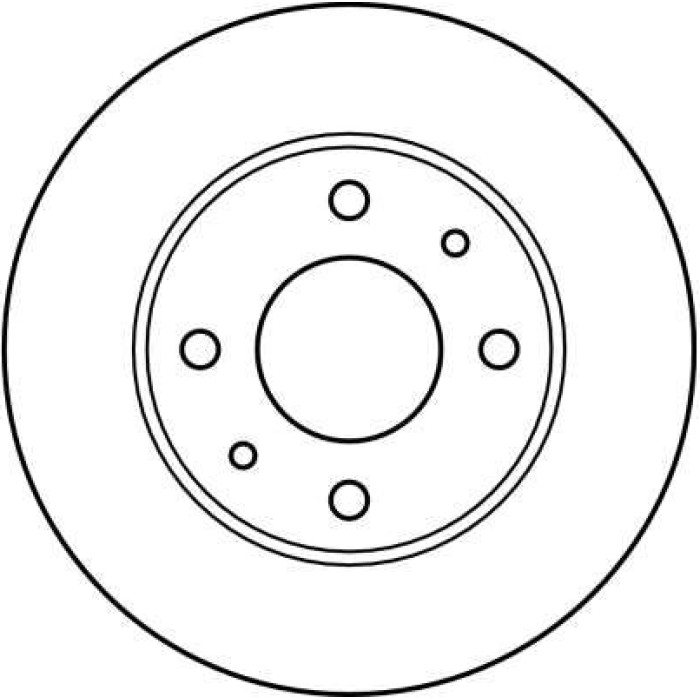TRW Bremsscheibe DF2575 TRW Bremsscheibe DF2575