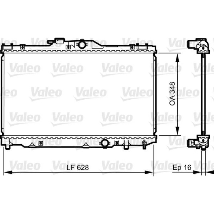 Valeo Motorkühler 735415 Valeo Motorkühler 735415