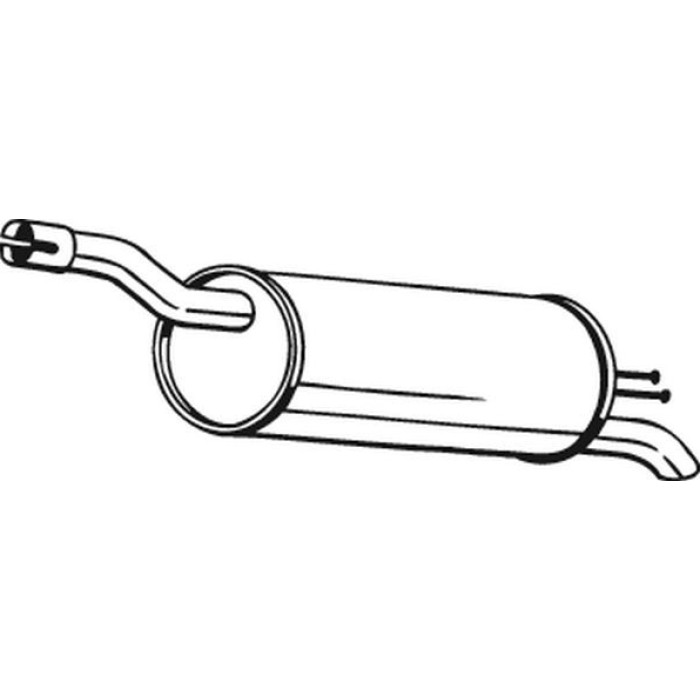 Bosal Schalldämpfer 148-383 Bosal Schalldämpfer 148-383