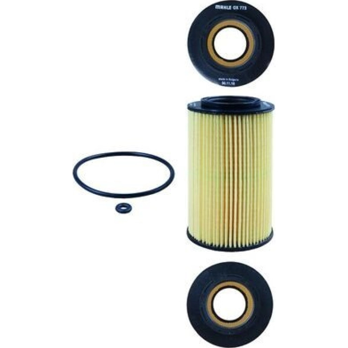 OX 773D MAHLE Ölfilter OX 773D, Filtereinsatz, Höhe 130,5 mm – u. a. für Hyundai Sonata V (NF), Kia Opirus (GH) – OE Nummer 263203C100 - l OX 773D MAHLE Ölfilter OX 773D, Filtereinsatz, Höhe 130,5 mm – u. a. für Hyundai Sonata V (NF), Kia Opirus (GH) – OE Nummer 263203C100 - l