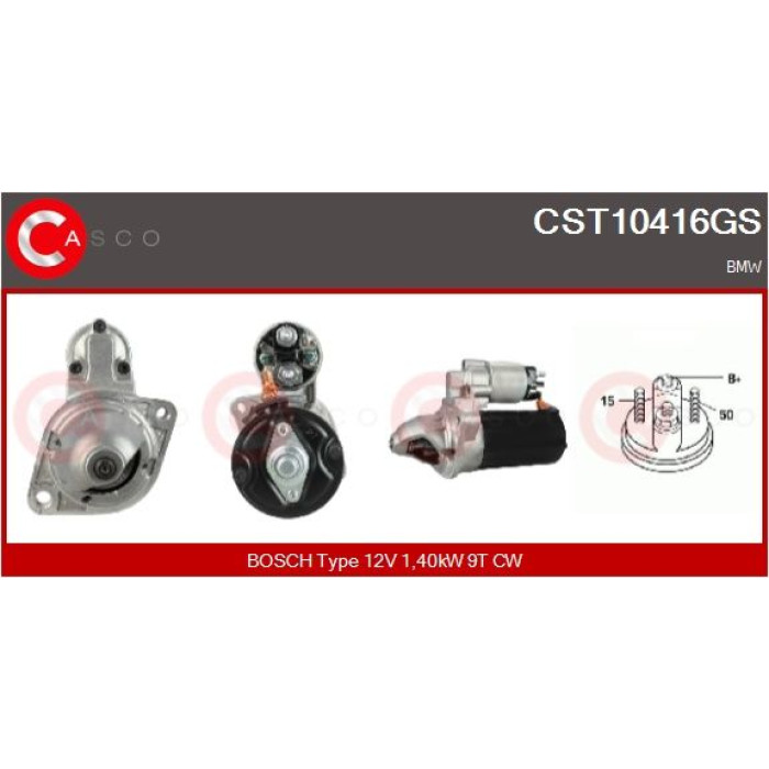 CASCO Anlasser CST10416GS CASCO Anlasser CST10416GS