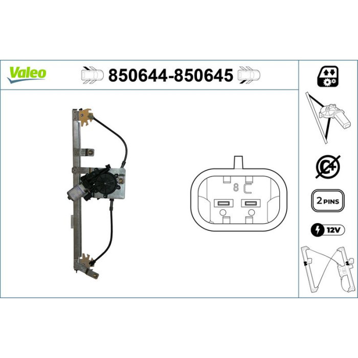 VALEO 850644 Fensterheber VALEO 850644 Fensterheber