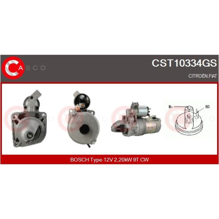 CASCO Anlasser CST10334GS CASCO Anlasser CST10334GS