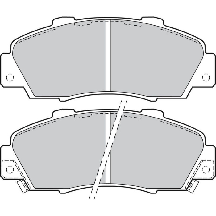 Valeo Bremsbelagsatz 598627 Valeo Bremsbelagsatz 598627