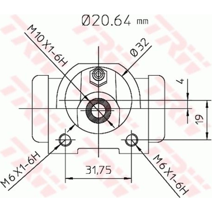 TRW Radbremszylinder BWF117 TRW Radbremszylinder BWF117