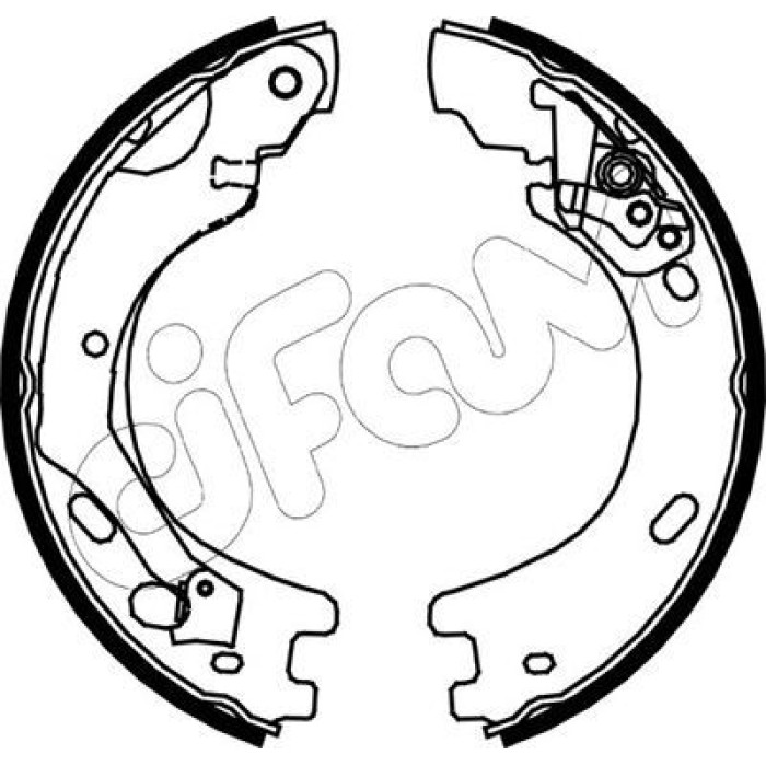 CIFAM Bremsbackensatz, Feststellbremse 153-375 CIFAM Bremsbackensatz, Feststellbremse 153-375