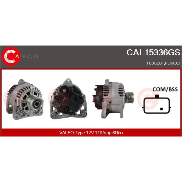 CASCO Generator CAL15336GS CASCO Generator CAL15336GS
