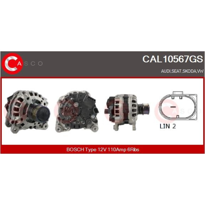 CASCO Generator CAL10567GS CASCO Generator CAL10567GS