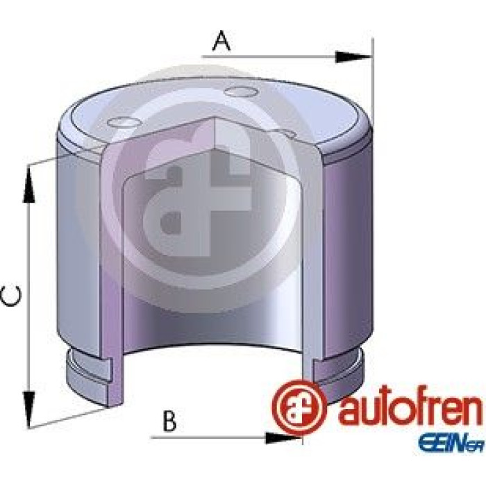 Autofren Kolben, Bremssattel D025538 Autofren Kolben, Bremssattel D025538