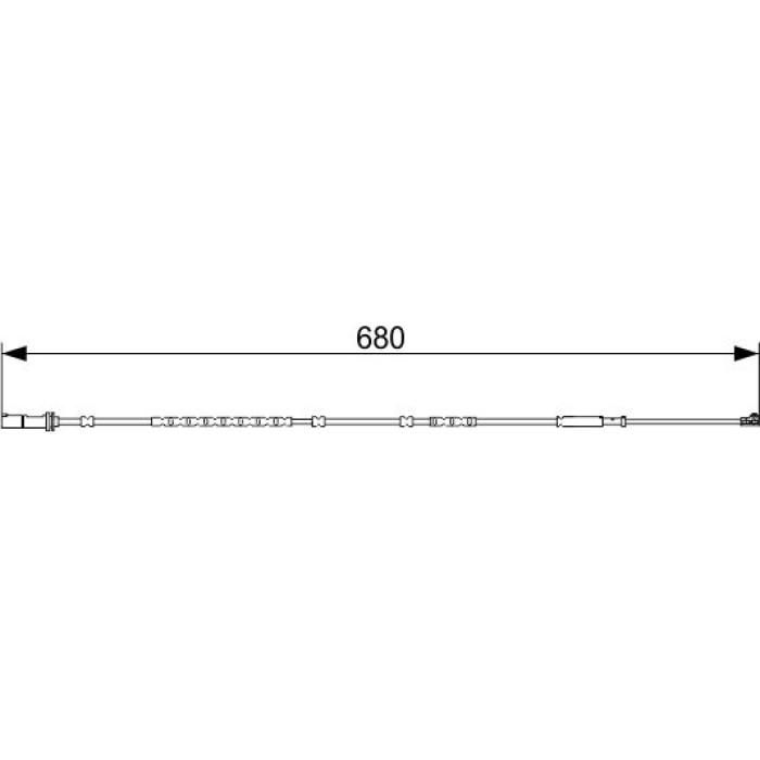 Bosch Bremsbelagverschleißsensor 1987473569 Bosch Bremsbelagverschleißsensor 1987473569