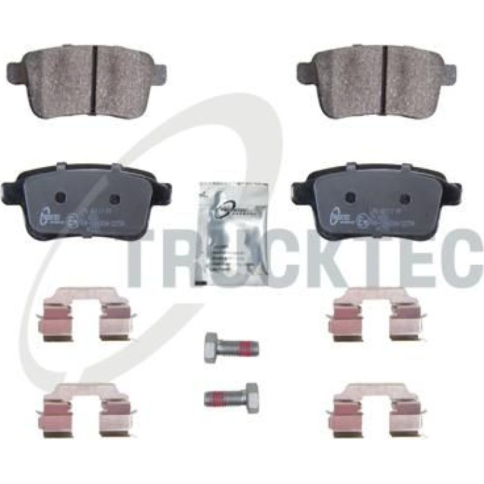 TRUCKTEC AUTOMOTIVE Bremsbelagsatz, Scheibenbremse 02.35.448