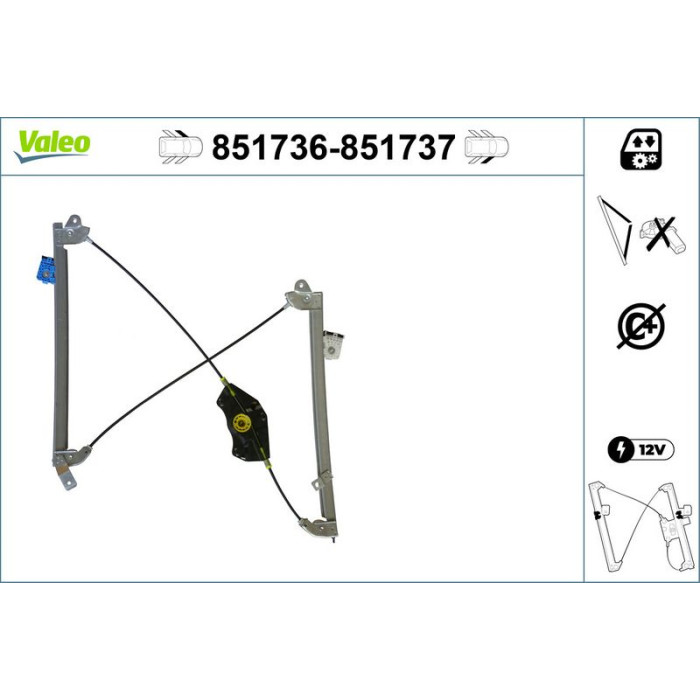 VALEO 851736 Fensterheber VALEO 851736 Fensterheber