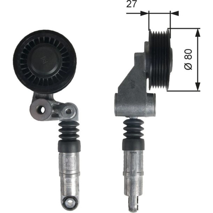 Gates Spannrolle T39236