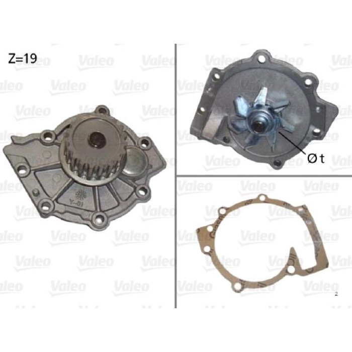506854 Valeo Wasserpumpe / Kühlmittelpumpe 506854 506854 Valeo Wasserpumpe / Kühlmittelpumpe 506854