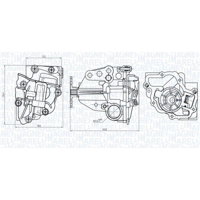 Magneti Marelli Ölpumpe OP0066 Magneti Marelli Ölpumpe OP0066