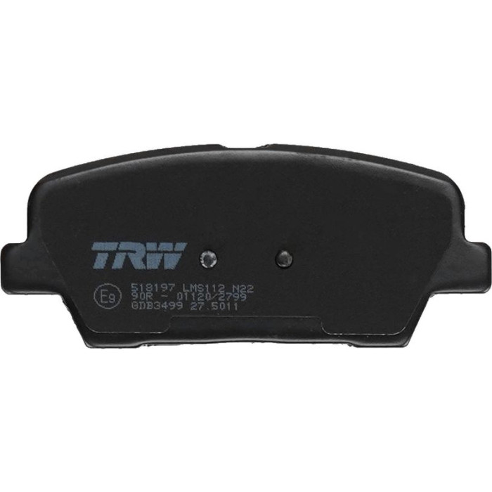 TRW Bremsbeläge Hinterachse GDB3499 TRW Bremsbeläge Hinterachse GDB3499