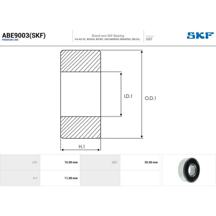AS-PL Lager ABE9003(SKF) AS-PL Lager ABE9003(SKF)
