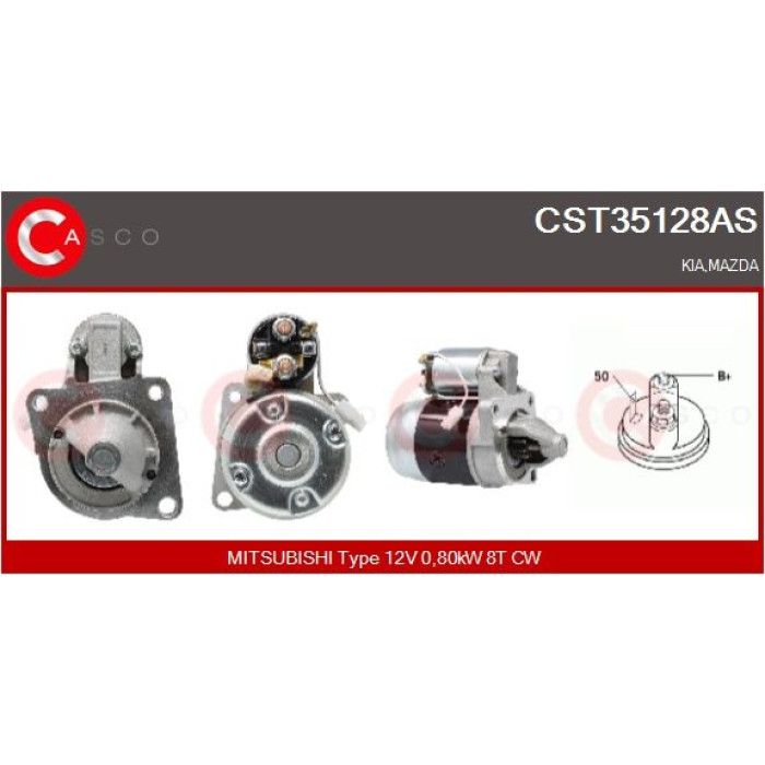 CASCO Anlasser CST35128AS CASCO Anlasser CST35128AS
