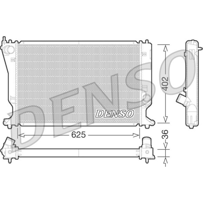 Denso Motorkühler DRM50073 Denso Motorkühler DRM50073