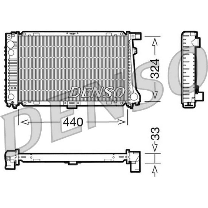 Denso Motorkühler DRM05032 Denso Motorkühler DRM05032