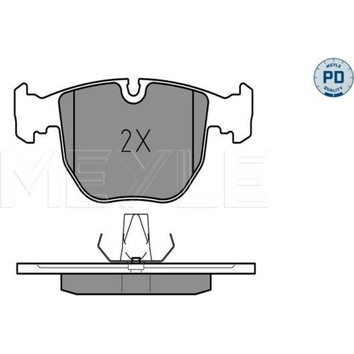 MEYLE Bremsbelagsatz BMW E39 520-540 11/95 025 214 8619/PD MEYLE Bremsbelagsatz BMW E39 520-540 11/95 025 214 8619/PD