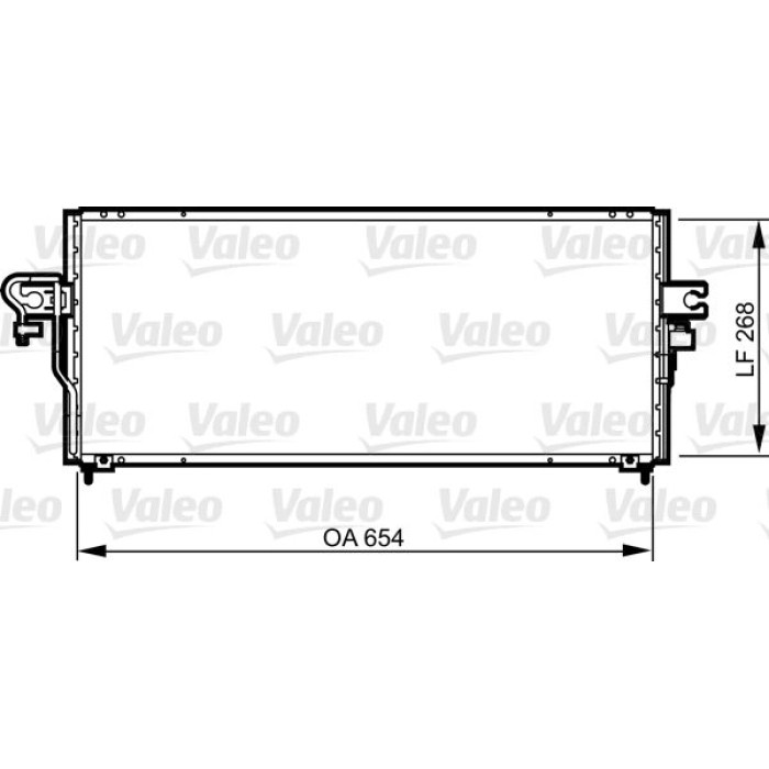 Valeo Klimakondensator 817794 Valeo Klimakondensator 817794