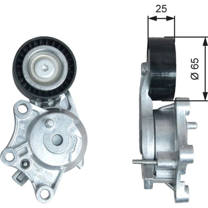 Gates Spannrolle T39378 Gates Spannrolle T39378
