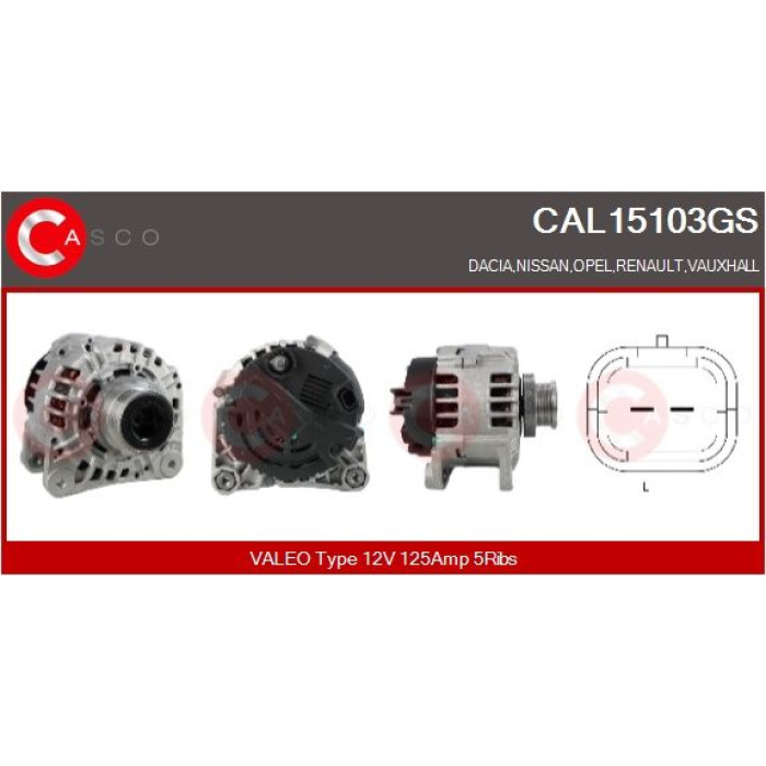 CASCO Generator CAL15103GS CASCO Generator CAL15103GS