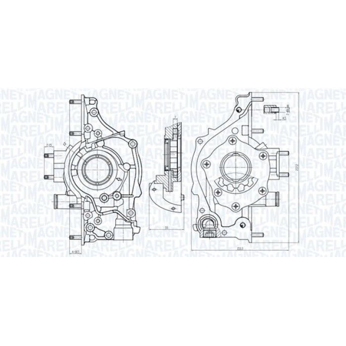 Magneti Marelli Ölpumpe 351516000093 Magneti Marelli Ölpumpe 351516000093
