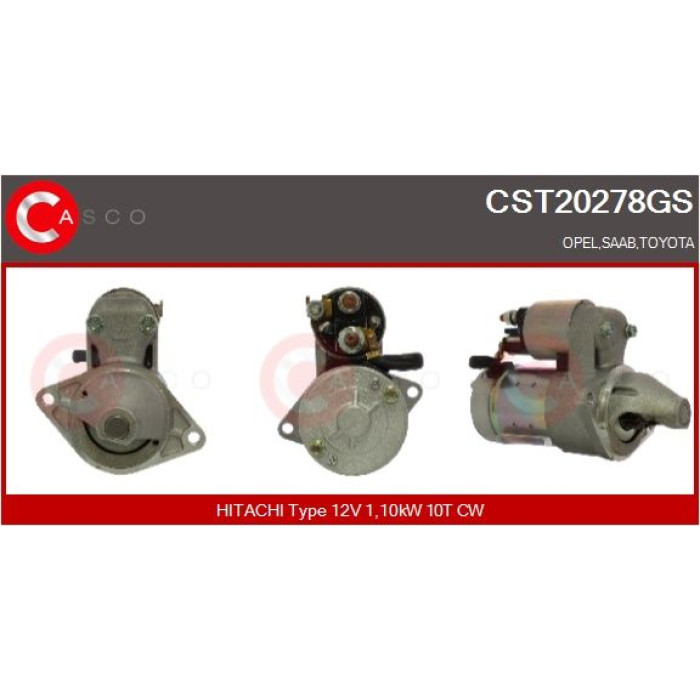 CASCO Anlasser CST20278GS CASCO Anlasser CST20278GS