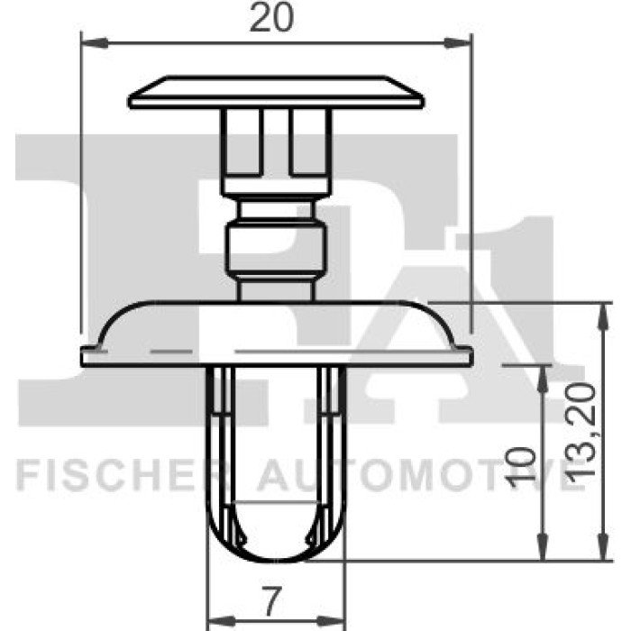 FA1 Befestigungsclip Zier-/Schutzleiste 33-30004.10 FA1 Befestigungsclip Zier-/Schutzleiste 33-30004.10