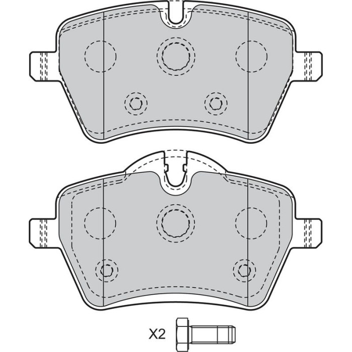 Valeo Bremsbelagsatz 598925 Valeo Bremsbelagsatz 598925