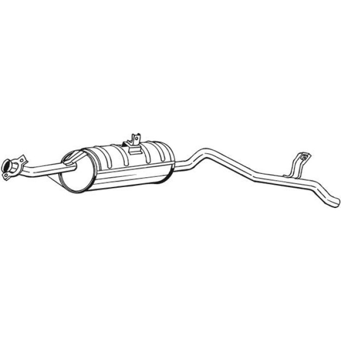 Bosal Schalldämpfer 280-025 Bosal Schalldämpfer 280-025