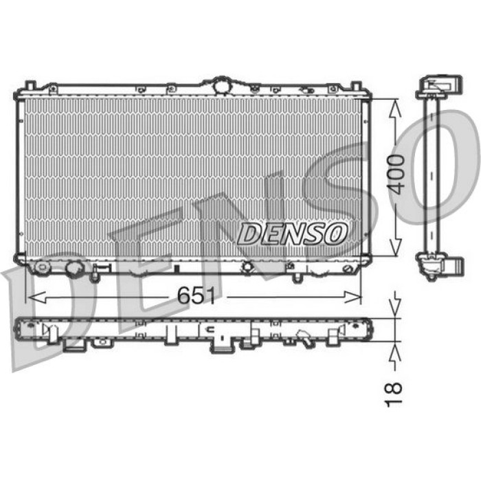 Denso Motorkühler DRM33061 Denso Motorkühler DRM33061