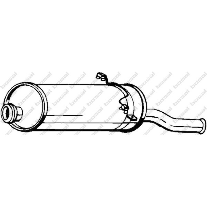 Bosal Schalldämpfer 135-021 Bosal Schalldämpfer 135-021