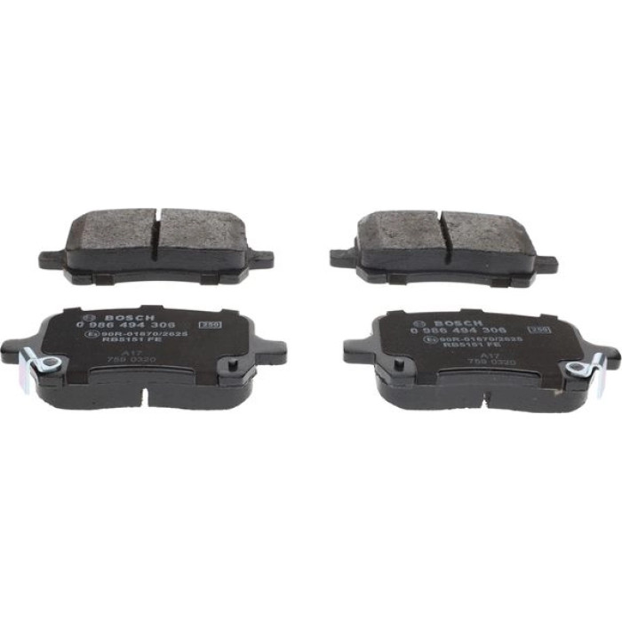 Bosch Bremsbelagsatz 0 986 494 306 Bosch Bremsbelagsatz 0 986 494 306