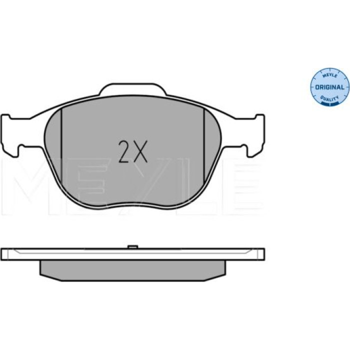 MEYLE Bremsbelagsatz Ford Transit Co 252344017 MEYLE Bremsbelagsatz Ford Transit Co 252344017