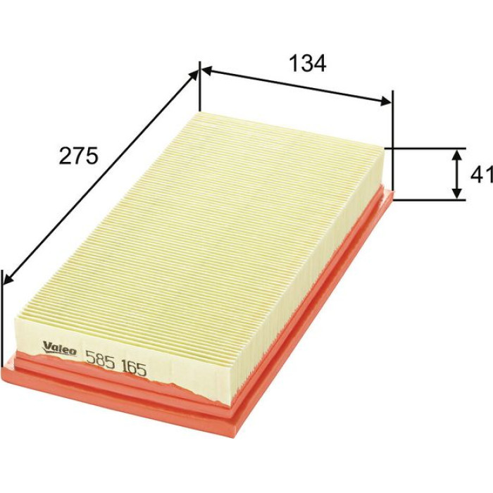 585165 Valeo Luftfilter 585165 585165 Valeo Luftfilter 585165