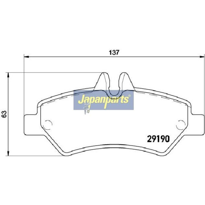Japanparts Bremsbeläge PP-0522AF