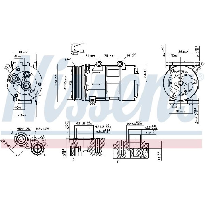Nissens Klimakompressor PKW 89326 Nissens Klimakompressor PKW 89326