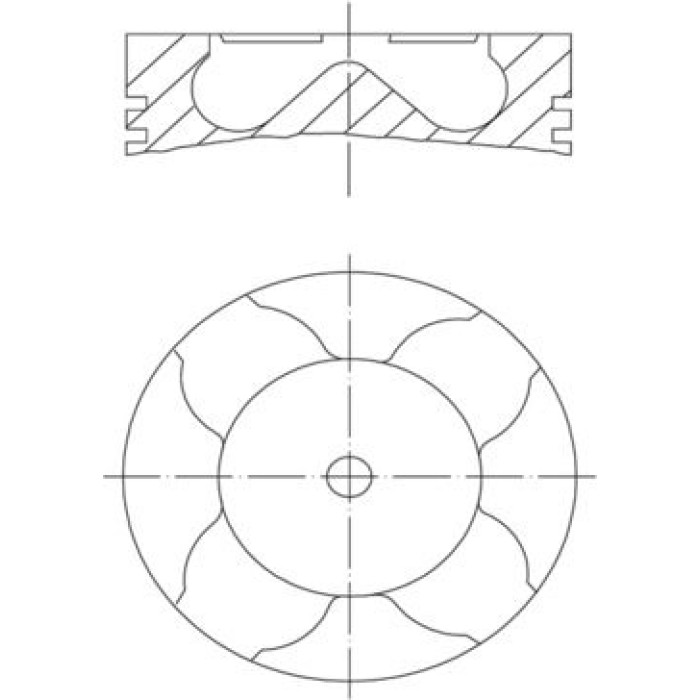 MAHLE Kolben 083 33 00 MAHLE Kolben 083 33 00