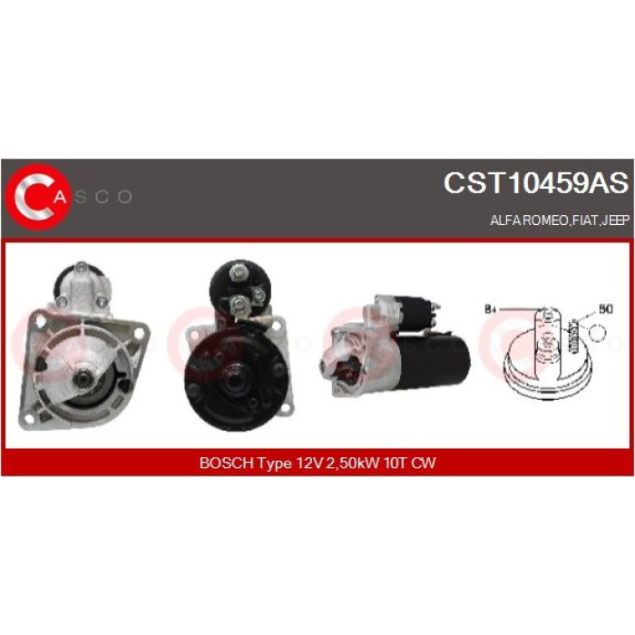 CASCO Anlasser CST10459AS CASCO Anlasser CST10459AS