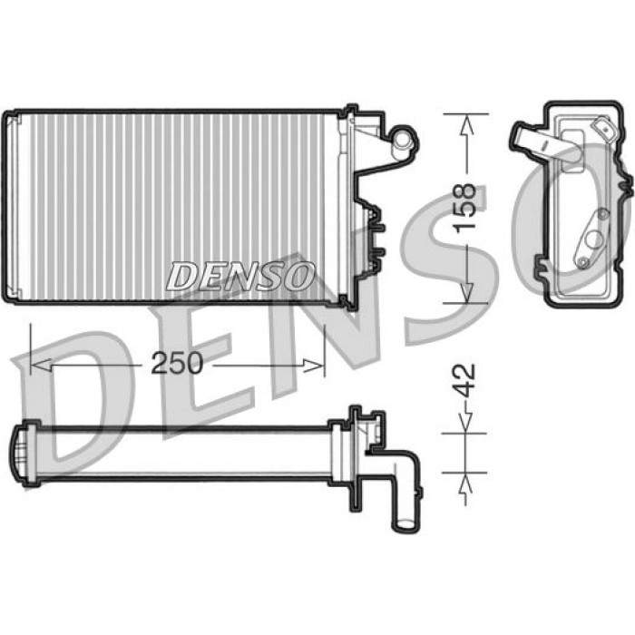 Denso Wärmetauscher DRR09010